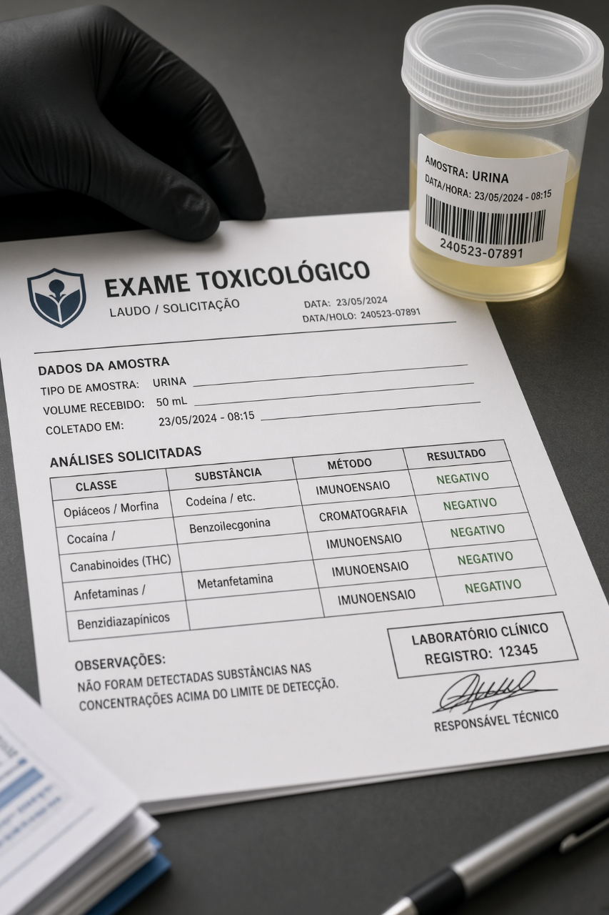 Exame Toxicológico